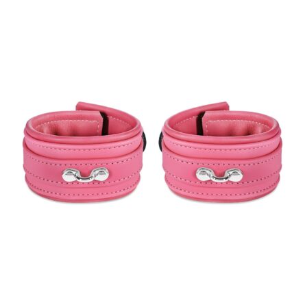 Leather Restraints - Pink - Bright Polished - Image 2